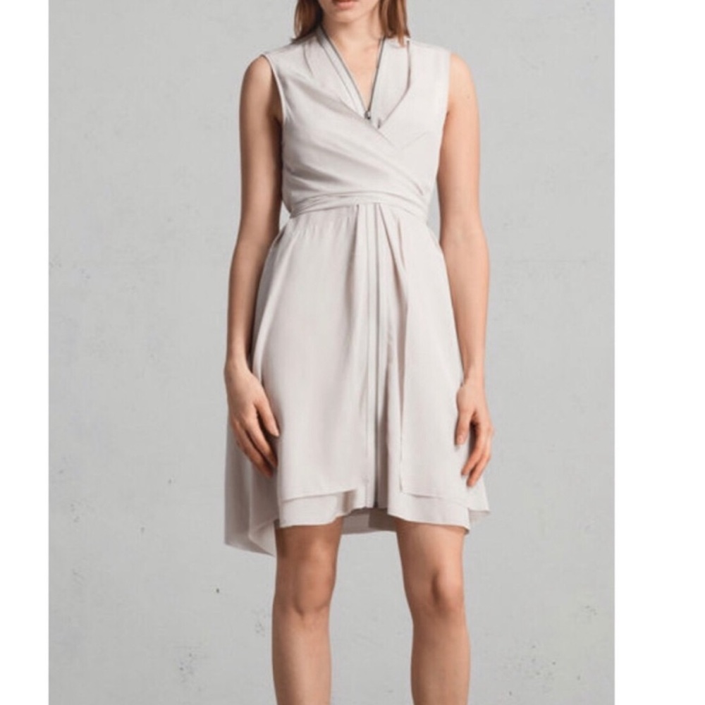 All Saints Jayda Silk Dress